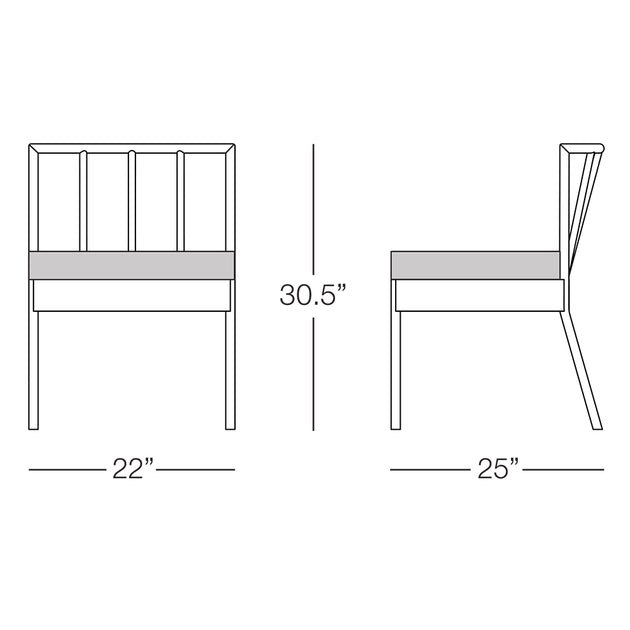 Standard dining chair online dimensions cm