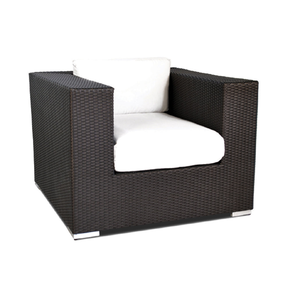 Tangiers Outdoor Wicker and Cushion Recliner