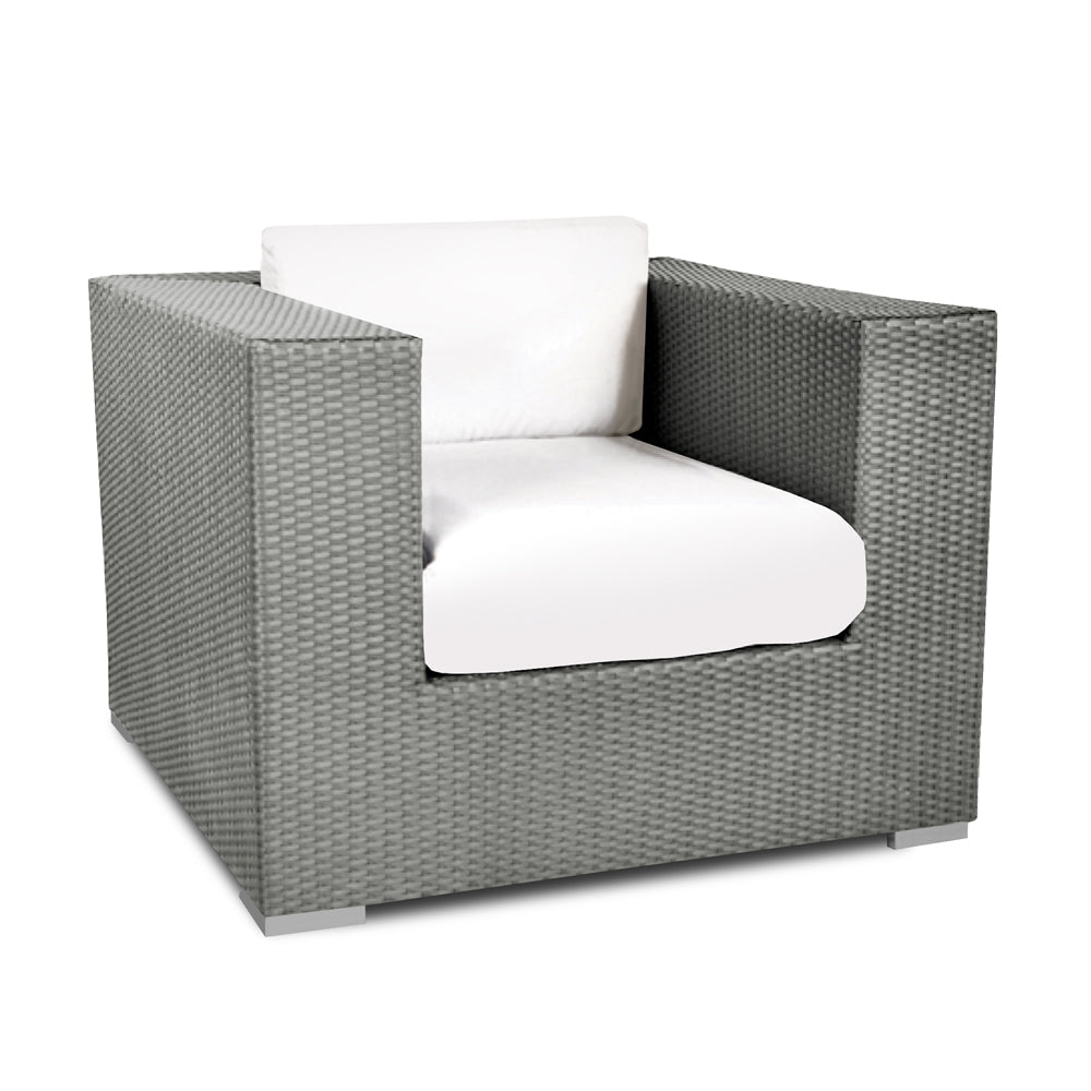 Tangiers Outdoor Wicker and Cushion Recliner